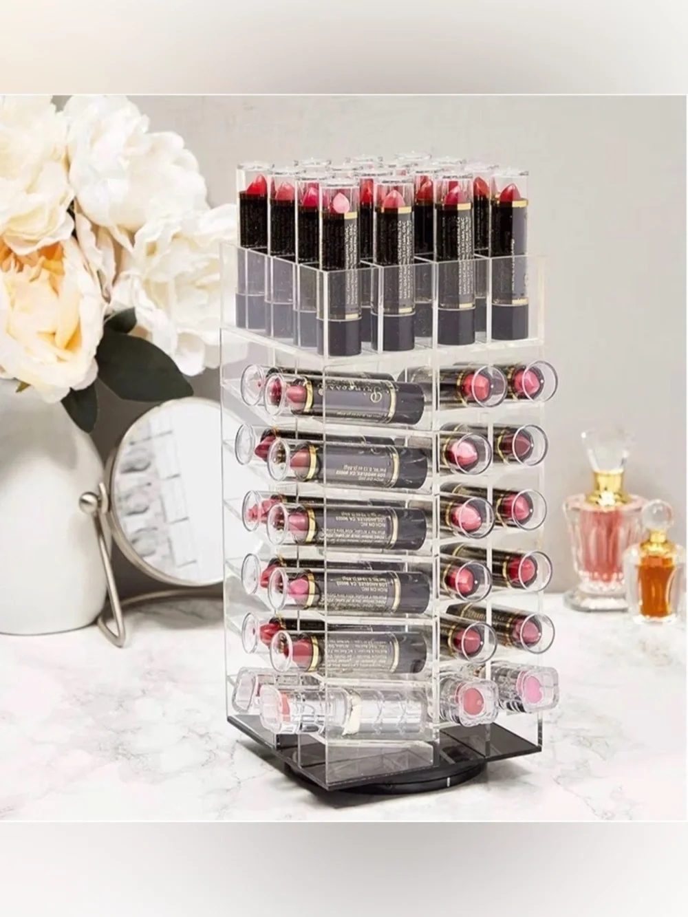 NEW~Lazy Susan Lipstick/Lipgloss & miscl Makeup Organizer~Retail Value $49.95
